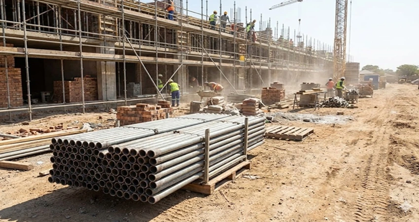 لوله داربست چند اینچ است؟